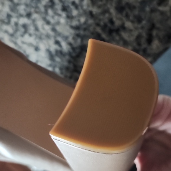 JustFab Ilsa Platform Heeled-Booties Taupe Size 10 - Picture 10 of 14